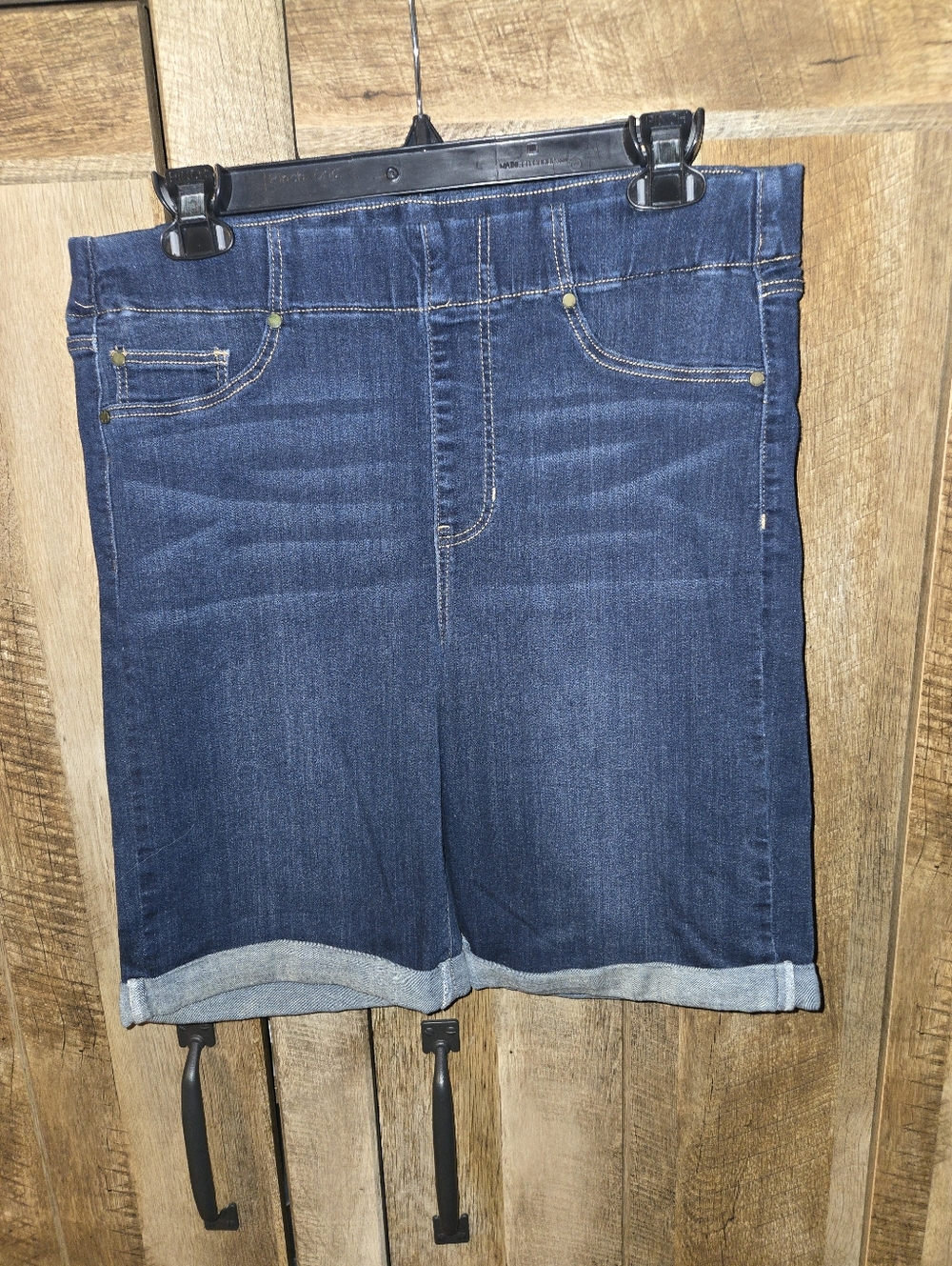 Liverpool Dark Blue Denim Jean Shorts